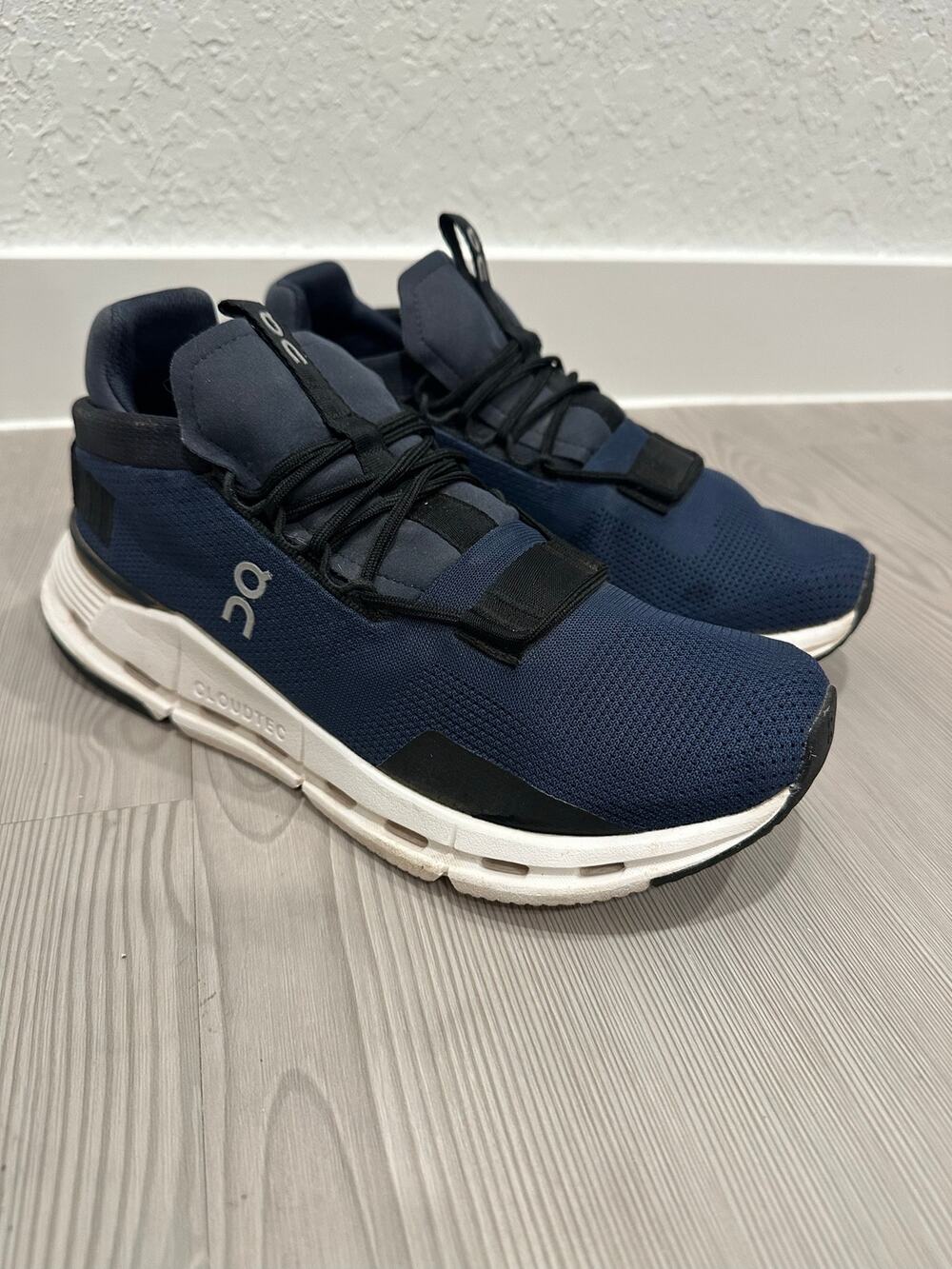 On Cloud Cloudnova Form Athletic Running Navy Blue Shoe Sneakers Active Women 8